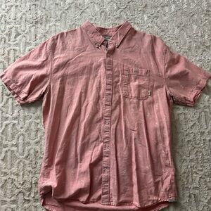 Vans Casual Pink Button-Down Shirt Mens XL